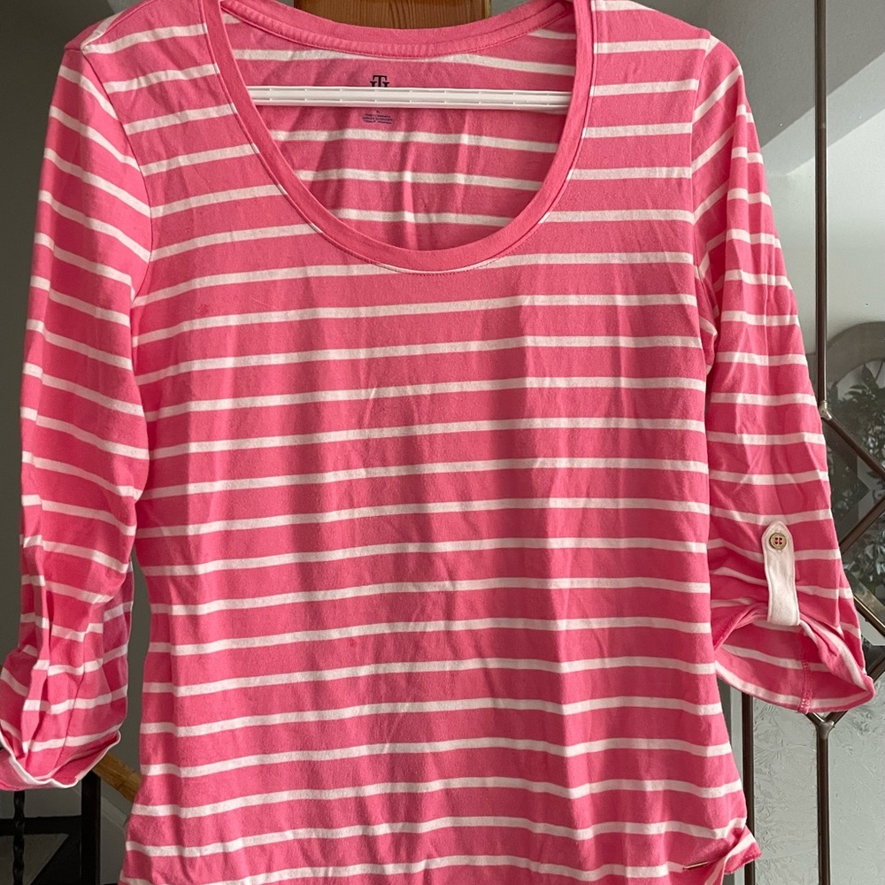 Pink Striped Women's Top Tommy Hilfiger